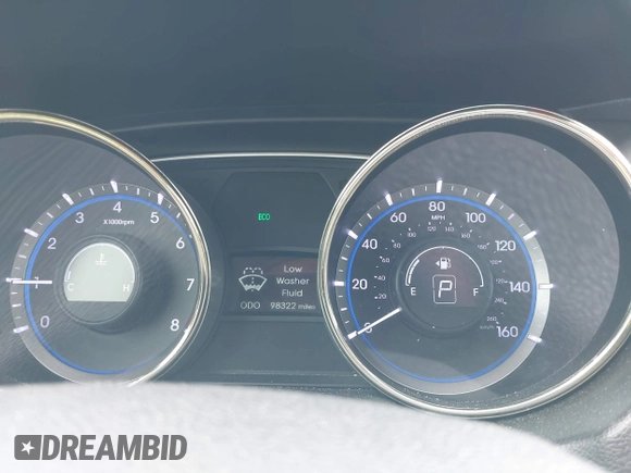 2013 Hyundai Sonata Limited with VIN 5NPEC4AC0DH518020, listed as a IAAI auction lot 41770278 with 98,322 mi miles and . Bid and sale history available at DreamBid. Image 7.