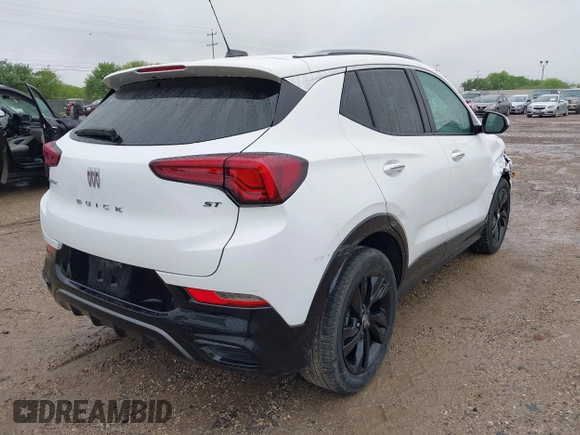 2024 Buick Encore GX Sport Touring with VIN KL4AMDSL1RB215664, listed as a IAAI auction lot 41910197 with 20,058 mi miles and . Bid and sale history available at DreamBid. Image 4.