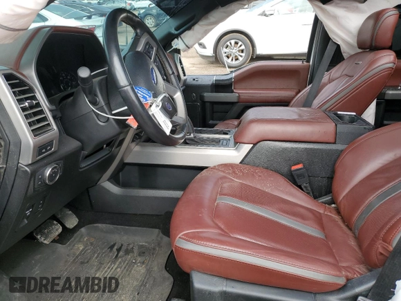 2019 Ford F-150 XL with VIN 1FTEW1E47KFD09339, listed as a Copart auction lot 55217015 with 74,539 mi miles and Salvage title. Bid and sale history available at DreamBid. Image 7.