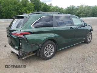 2021 Toyota Sienna LE with VIN 5TDBSKFC4MS027897, listed as a Copart auction lot 56052375 with 66,604 mi miles and Salvage title. Bid and sale history available at DreamBid. Image 3.