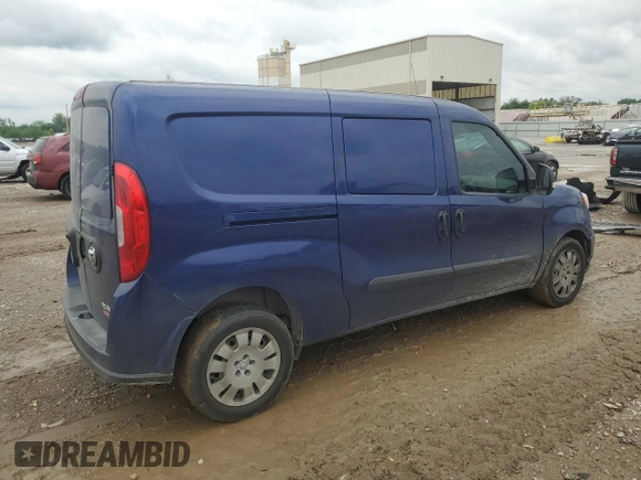 2016 Ram ProMaster City Cargo Tradesman SLT with VIN ZFBERFBT2G6C93788, listed as a Copart auction lot 58568335 with 378,275 mi miles and Clean title. Bid and sale history available at DreamBid. Image 3.