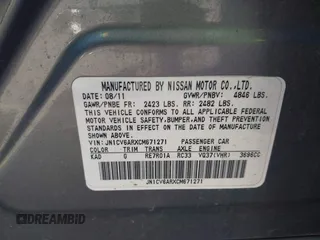 2012 Infiniti G37 x with VIN JN1CV6ARXCM671271, listed as a IAAI auction lot 41750450 with 196,004 mi miles and . Bid and sale history available at DreamBid. Image 9.