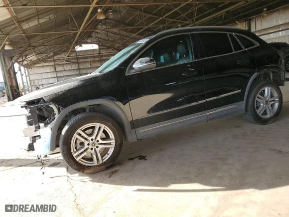 2021 Mercedes-Benz GLA with VIN W1N4N4GB3MJ279776, listed as a Copart auction lot 43966455 with 34,351 mi miles and Salvage Title. Bid and sale history available at carsss.com. Image 1.