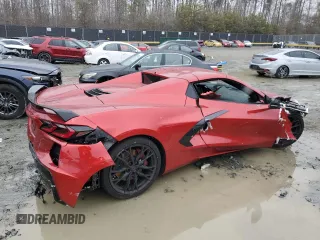 2024 Chevrolet Corvette 2LT with VIN 1G1YB3D41R5123651, listed as a Copart auction lot 44586495 with 10,847 mi miles and Salvage title. Bid and sale history available at DreamBid. Image 3.