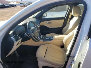 2021 BMW 3 Series 330i xDrive with VIN WBA5R7C01MFK13622, listed as a Copart auction lot 46520295 with 58,260 mi miles and Salvage title. Bid and sale history available at DreamBid. Image 7.