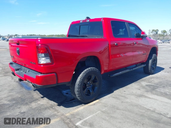 2020 Ram 1500 Big Horn with VIN 1C6SRFFT4LN212899, listed as a IAAI auction lot 41674010 with 71,740 mi miles. Bid and sale history available at carsss.com. Image 4.
