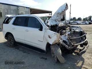 2023 Chevrolet Tahoe LT with VIN 1GNSCNKD3PR503919, listed as a Copart auction lot 59973305 with Not provided miles and Salvage title. Bid and sale history available at DreamBid. Image 4.