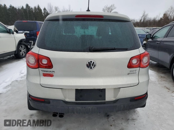 2011 Volkswagen Tiguan SEL with VIN WVGBV7AX9BW505383, listed as a Copart auction lot 44889625 with Not Provided miles and Clean Title. Bid and sale history available at DreamBid. Image 6.