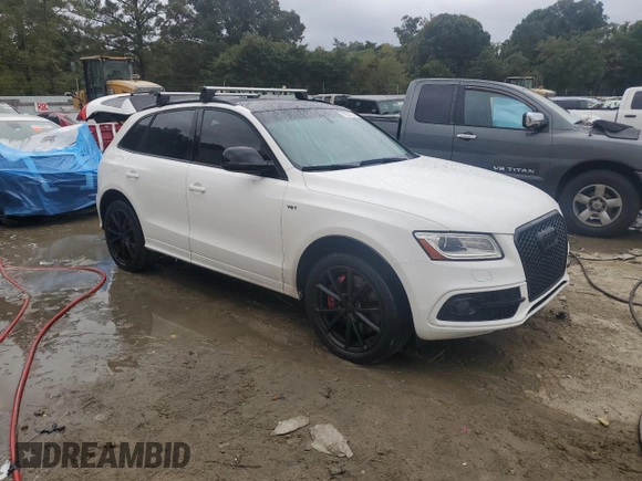 2016 Audi SQ5 Premium Plus with VIN WA1CCAFP6GA118759, listed as a Copart auction lot 71631734 with 70,583 mi miles and Salvage Title. Bid and sale history available at carsss.com. Image 4.