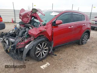 2017 Kia Sportage EX with VIN KNDPN3AC8H7124045, listed as a IAAI auction lot 41656874 with 1 mi miles. Bid and sale history available at carsss.com. Image 16.