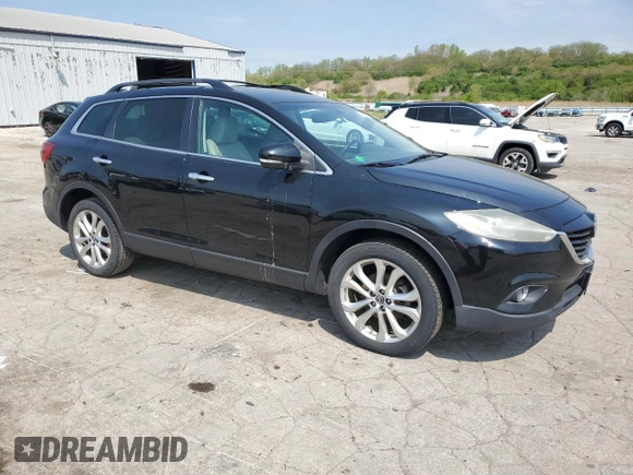 2013 Mazda CX-9 Grand Touring with VIN JM3TB2DA9D0421993, listed as a Copart auction lot 55426965 with 178,280 mi miles and Clean title. Bid and sale history available at DreamBid. Image 4.