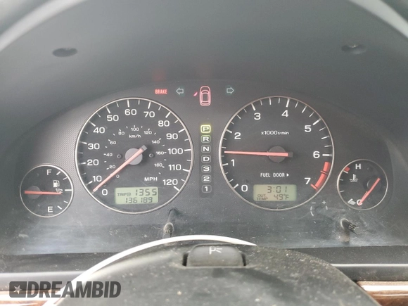 2003 Subaru Legacy L with VIN 4S3BH635437307310, listed as a Copart auction lot 86441624 with 136,189 mi miles and Salvage title. Bid and sale history available at DreamBid. Image 9.