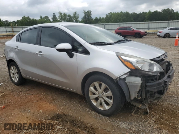 2013 Kia Rio EX with VIN KNADN4A34D6104154, listed as a Copart auction lot 60482575 with 125,976 mi miles and Salvage title. Bid and sale history available at DreamBid. Image 4.