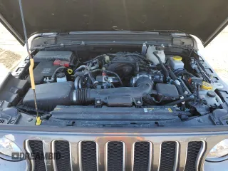 2023 Jeep Wrangler Sahara with VIN 1C4HJXEG5PW632336, listed as a Copart auction lot 54226405 with 23,735 mi miles and Salvage title. Bid and sale history available at DreamBid. Image 11.