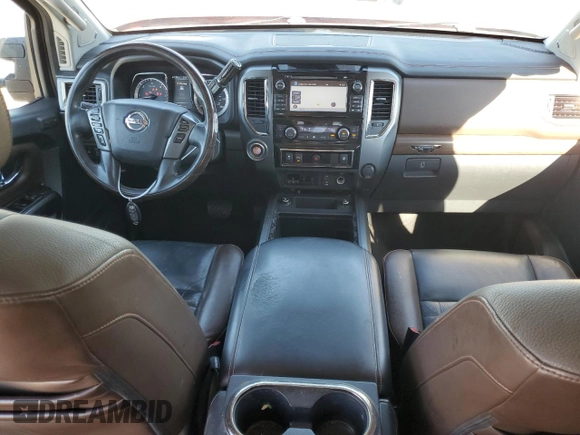 2016 Nissan Titan Platinum Reserve с VIN 1N6BA1F21GN502062, выставлен на аукционе Copart как лот 50461405 с пробегом 95 018 миль миль и Списание • Salvage title. История ставок и продаж доступна на DreamBid. Изображение 8.