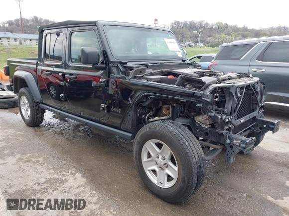 2020 Jeep Gladiator Sport S с VIN 1C6HJTAG8LL122726, выставлен на аукционе IAAI как лот 41886929 с пробегом 82 473 миль миль и . История ставок и продаж доступна на DreamBid. Изображение 1.