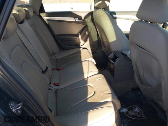 2009 Audi A4 2.0T Prem with VIN WAUVF78K49A177626, listed as a IAAI auction lot 40850835 with 221,536 mi miles. Bid and sale history available at carsss.com. Image 8.
