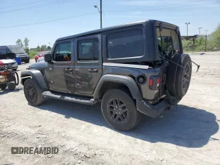 2024 Jeep Wrangler Sport S with VIN 1C4PJXDN4RW102311, listed as a Copart auction lot 56407235 with 23,851 mi miles and Salvage title. Bid and sale history available at DreamBid. Image 2.
