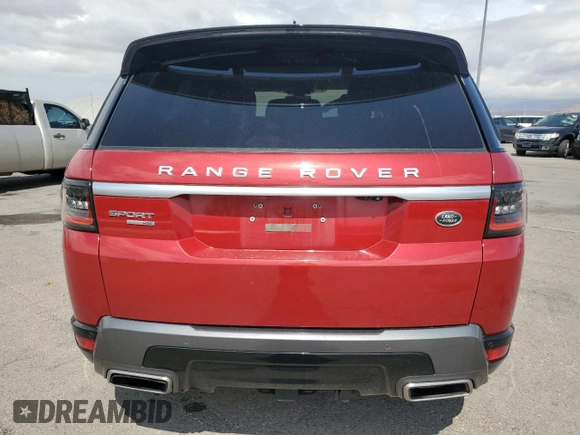 2018 Land Rover Range Rover Sport HSE with VIN SALWR2RV7JA189373, listed as a Copart auction lot 55762035 with 44,247 mi miles and Salvage title. Bid and sale history available at DreamBid. Image 6.