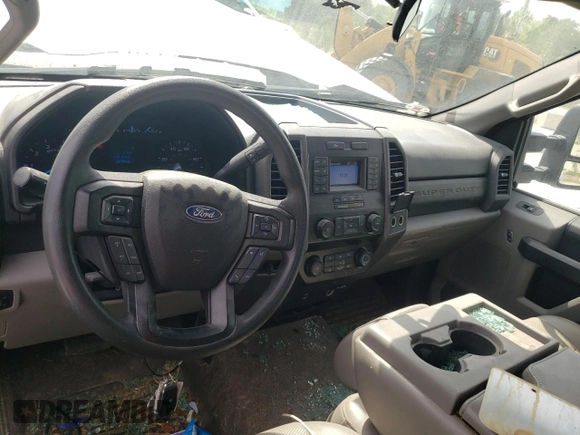 2020 Ford F-250 XL with VIN 1FTBF2A6XLED07138, listed as a Copart auction lot 65737244 with 43,718 mi miles and Salvage title. Bid and sale history available at DreamBid. Image 8.