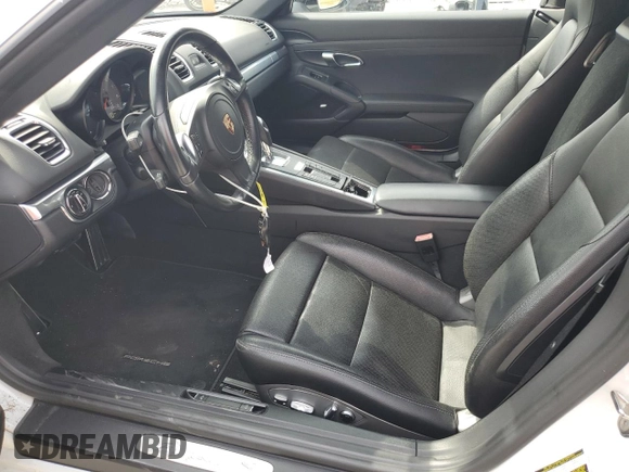 2014 Porsche Boxster S with VIN WP0CB2A85ES140936, listed as a Copart auction lot 60685185 with 64,359 mi miles and Salvage title. Bid and sale history available at DreamBid. Image 7.