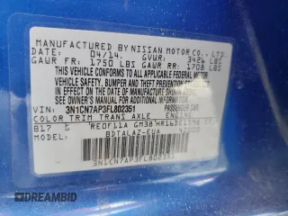 2015 Nissan Versa SV with VIN 3N1CN7AP3FL802351, listed as a Copart auction lot 55432105 with 163,178 mi miles and Clean Title. Bid and sale history available at carsss.com. Image 13.