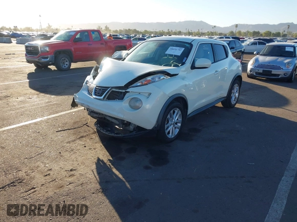 2012 Nissan Juke S with VIN JN8AF5MR6CT111457, listed as a IAAI auction lot 40691742 with 120,906 mi miles. Bid and sale history available at carsss.com. Image 2.