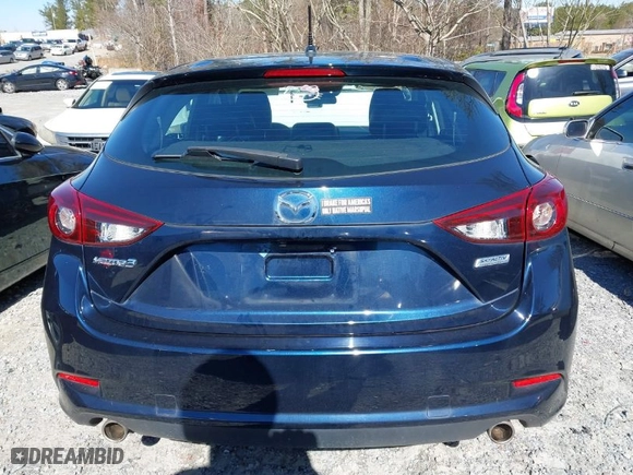 2018 Mazda Mazda3 5-Door Touring with VIN 3MZBN1L36JM265183, listed as a IAAI auction lot 41581779 with 72,410 mi miles. Bid and sale history available at carsss.com. Image 16.