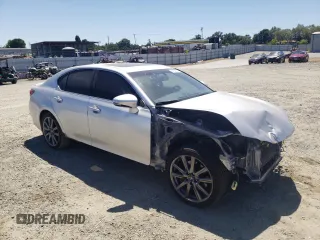2014 Lexus GS 350 with VIN JTHCE1BL1E5021086, listed as a Copart auction lot 61156224 with 135,375 mi miles and Salvage Title. Bid and sale history available at carsss.com. Image 4.