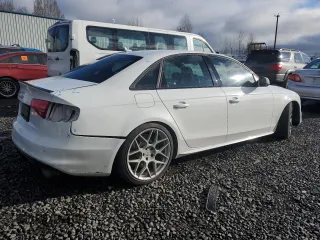 2014 Audi S4 Prestige with VIN WAUKGAFL8EA160802, listed as a Copart auction lot 48979685 with 85,461 mi miles and Salvage Title. Bid and sale history available at carsss.com. Image 3.