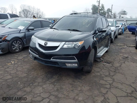 2012 Acura MDX Tech Pkg with VIN 2HNYD2H3XCH536210, listed as a IAAI auction lot 41779642 with 152,101 mi miles. Bid and sale history available at carsss.com. Image 2.