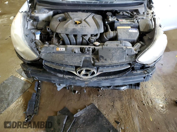 2012 Hyundai Elantra Limited with VIN KMHDH4AEXCU467706, listed as a Copart auction lot 57564845 with 112,065 mi miles and Salvage title. Bid and sale history available at DreamBid. Image 11.