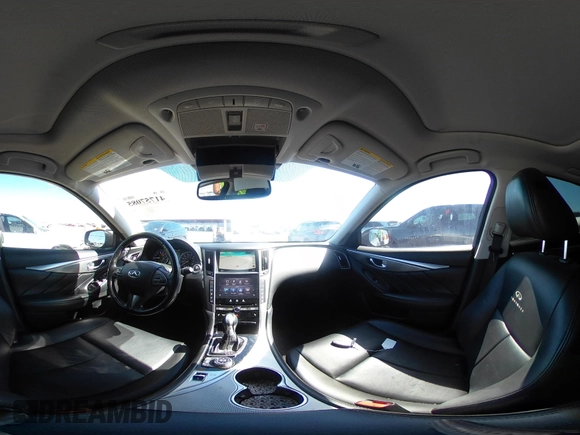 2014 Infiniti Q50 Sport with VIN JN1BV7AR7EM701783, listed as a IAAI auction lot 41757085 with 115,352 mi miles and . Bid and sale history available at DreamBid. Image 18.