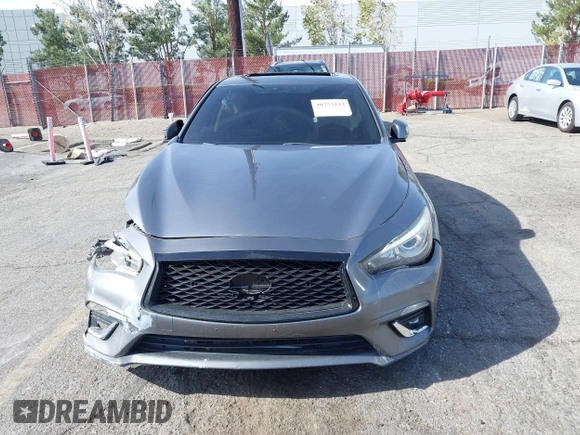 2018 Infiniti Q50 Sport with VIN JN1EV7AP5JM366187, listed as a IAAI auction lot 40753223 with 104,765 mi miles and . Bid and sale history available at carsss.com. Image 12.