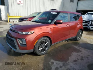 2021 Kia Soul LX with VIN KNDJ23AU4M7793074, listed as a Copart auction lot 48712275 with 64,483 mi miles and Salvage Title. Bid and sale history available at carsss.com. Image 1.