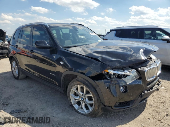 2013 BMW X3 xDrive35i with VIN 5UXWX7C5XDL977364, listed as a Copart auction lot 56549395 with 147,977 mi miles and Salvage Title. Bid and sale history available at DreamBid. Image 4.