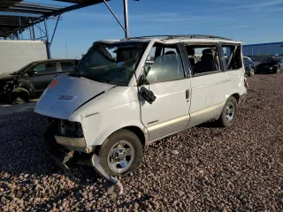 1997 Chevrolet Astro with VIN 1GNDM19W9VB128050, listed as a Copart auction lot 80935934 with 220,876 mi miles and Salvage Title. Bid and sale history available at carsss.com. Image 1.