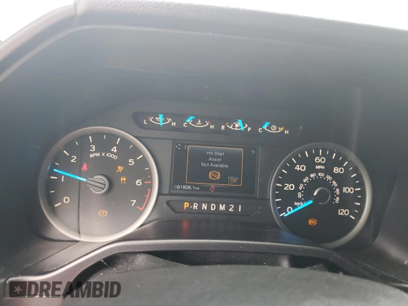 2017 Ford F-150 XL with VIN 1FTEW1EP2HFA73718, listed as a Copart auction lot 65363345 with 81,806 mi miles and Salvage title. Bid and sale history available at DreamBid. Image 9.