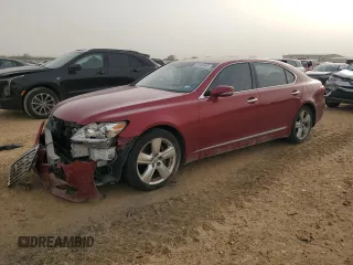 2011 Lexus LS 460 L with VIN JTHGL5EF5B5042720, listed as a Copart auction lot 46445965 with 154,801 mi miles and Salvage Title. Bid and sale history available at carsss.com. Image 1.