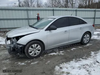 2012 Chevrolet Cruze LS with VIN 1G1PC5SH3C7317748, listed as a Copart auction lot 44415485 with 116,386 mi miles and Salvage Title. Bid and sale history available at carsss.com. Image 1.