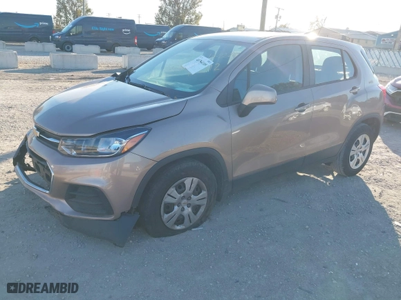 2018 Chevrolet Trax LS with VIN 3GNCJKSB7JL412108, listed as a IAAI auction lot 40764109 with 70,517 mi miles. Bid and sale history available at carsss.com. Image 18.