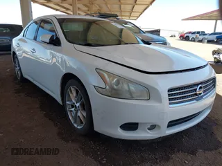 2010 Nissan Maxima S with VIN 1N4AA5AP0AC841154, listed as a IAAI auction lot 42681318 with 177,024 mi miles and . Bid and sale history available at DreamBid. Image 1.