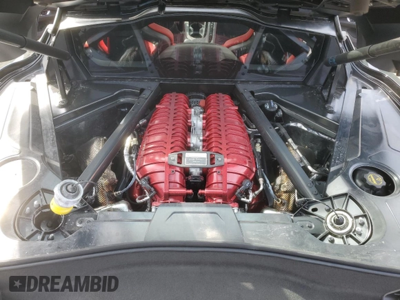 2024 Chevrolet Corvette 1LZ with VIN 1G1YD2D31R5610151, listed as a Copart auction lot 45017255 with 765 mi miles and Salvage Title. Bid and sale history available at DreamBid. Image 11.