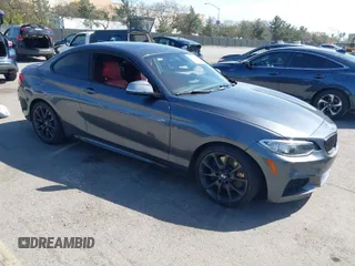 2014 BMW 2 Series M235i with VIN WBA1J7C51EVX33702, listed as a IAAI auction lot 41713337 with 83,076 mi miles. Bid and sale history available at carsss.com. Image 1.