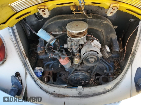 1974 Volkswagen Beetle with VIN 1142401102, listed as a Copart auction lot 87656295 with 40,458 mi miles and Salvage title. Bid and sale history available at DreamBid. Image 11.