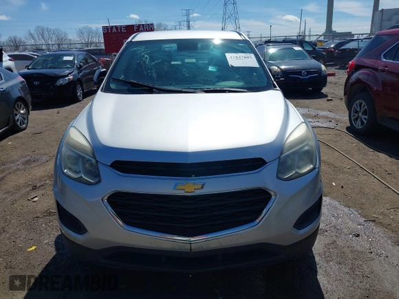 2016 Chevrolet Equinox LS with VIN 2GNALBEK3G1129311, listed as a IAAI auction lot 41847885 with 174,385 mi miles and . Bid and sale history available at carsss.com. Image 12.