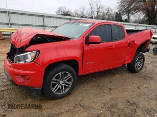 2020 Chevrolet Colorado 4WD Work Truck with VIN 1GCHTBEN1L1146805, listed as a Copart auction lot 85055864 with 52,414 mi miles and Salvage Title. Bid and sale history available at carsss.com. Image 1.