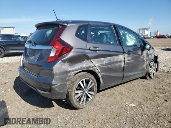 2018 Honda Fit EX-L with VIN 3HGGK5H95JM726719, listed as a Copart auction lot 59015325 with Not provided miles and Salvage title. Bid and sale history available at DreamBid. Image 3.