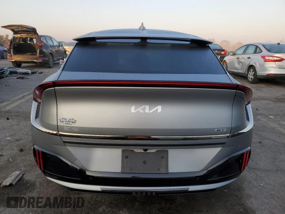 2023 Kia EV6 GT with VIN KNDC5DLE5P5106809, listed as a Copart auction lot 77980184 with 11,311 mi miles and Salvage Title. Bid and sale history available at carsss.com. Image 6.