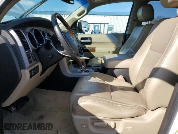 2010 Toyota Sequoia Platinum with VIN 5TDDY5G19AS034300, listed as a Copart auction lot 44130545 with 298,881 mi miles and Salvage Title. Bid and sale history available at carsss.com. Image 7.